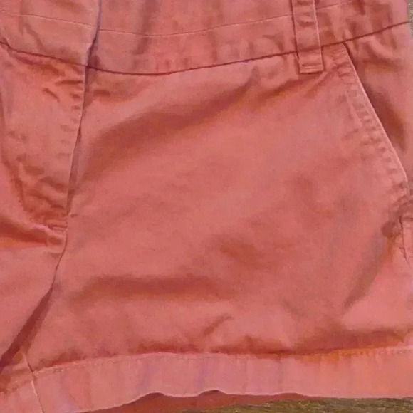 J Crew‎ salmon Chino classic twill shorts women's size 6 - Picture 2 of 4